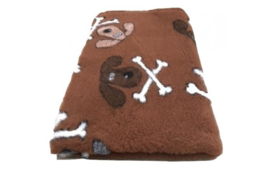 Vet Bed Dog Crossbones Bruin anti-slip