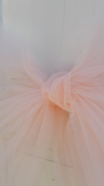 Deurstrik in peach tule