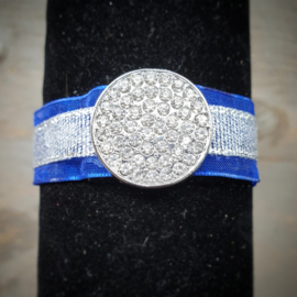 Lint armand kobalt blauw/zilver