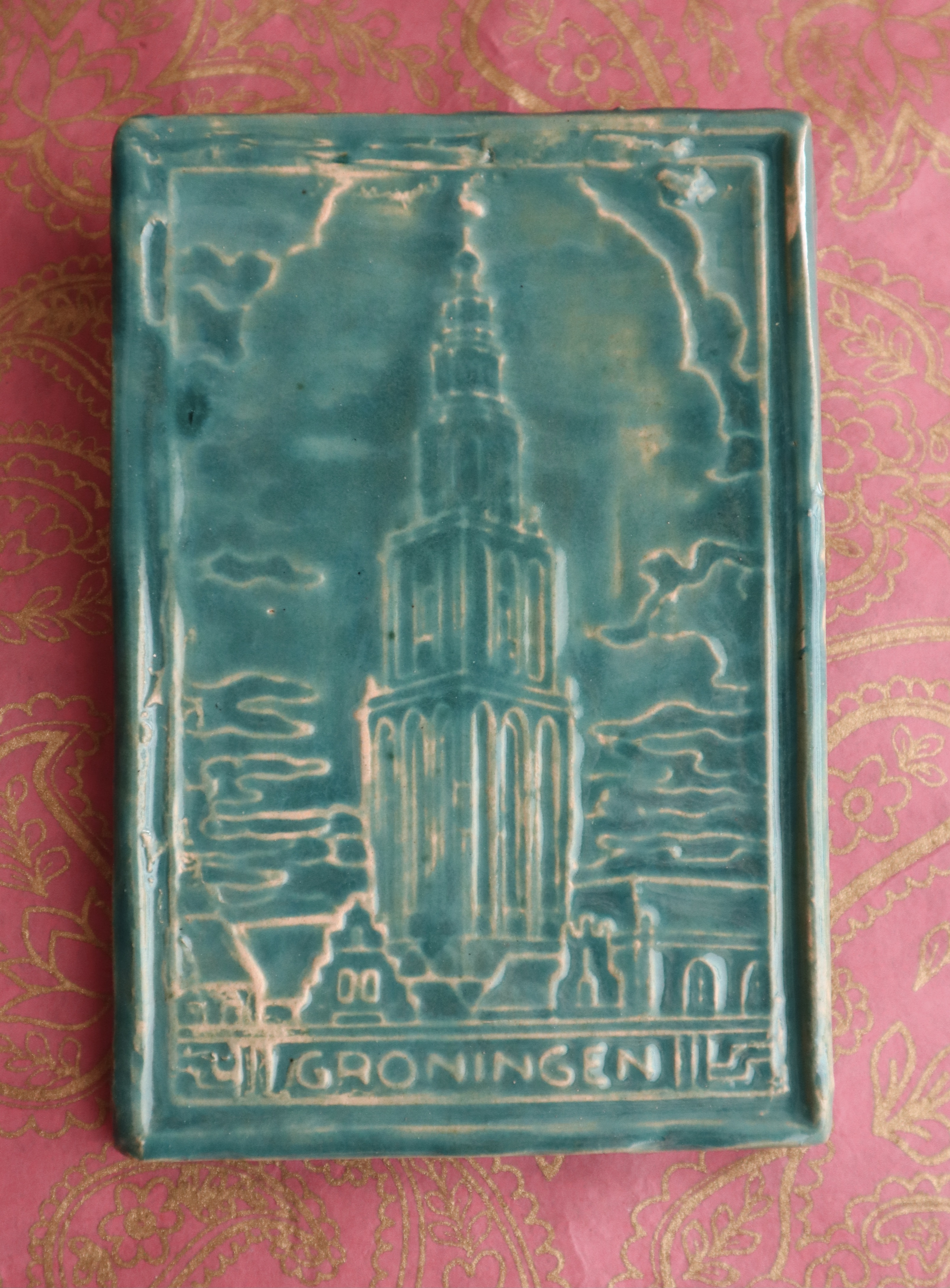 Tegel Groningen groenblauw