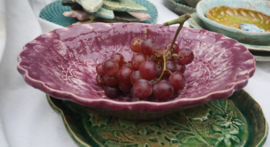 Aubergine schaal