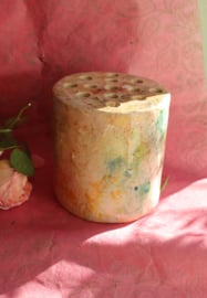 Spikkelglazuur flowerbrick