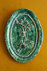 Groen wandbordje "bloesem"