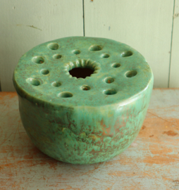 Prachtig groenige ronde flowerbrick