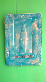 Blauwe Martinitoren tegel "Groningen"