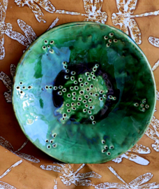 Grote groene vergiet of test