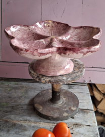 Roze lila, bordo en paars servies