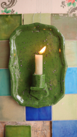 Groene wandkaars