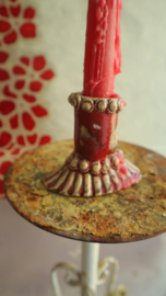 Kaarsenstandaard rood