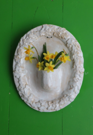 Witte wandvaas