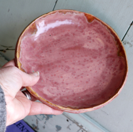 Oud roze bordje