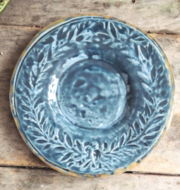 Blauw servies 