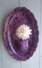 Paars blauwe wandvaas