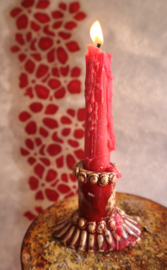 Kaarsenstandaard rood