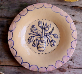 Prachtig bord met Delfts blauw !