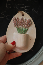 Miniwandvaasje boeketje