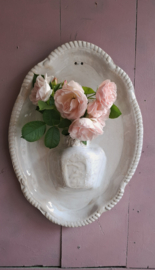 Grote roomkleurige wandvaas