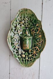 Prachtig groen wandvaasje