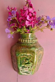 Groene wandvaas "gemberpot "