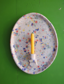 Grote wandkaars multicolor
