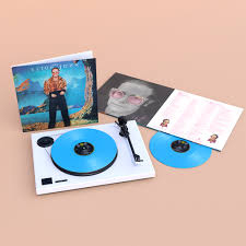 RSD24 ELTON JOHN CARIBOU 2XLP SKY BLUE COLORED