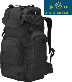 Alta-X Grote Tactische Rugzak Zwart Assault Backpack - Rugzakken - Militaire Tactische Rugzak