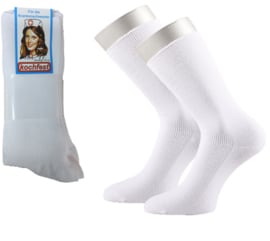 Zuster sokken wit 4 paar  39-42