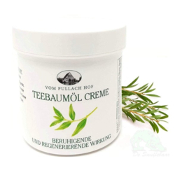 Tea Tree Oil Crème -Teebaum olie crème 250 ml van Pullach Hof - Tegen vele huidirritaties