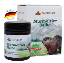Originele Marmot Zalf - 100 ml - Naturhof - Marmotolie - Voedend Mild Duurzaam Hydrateert