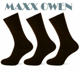 Heren Sokken Zwart Naadloos- 3 paar -  Maxx Owen