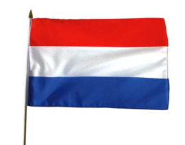 Vlag Nederland 30x45cm
