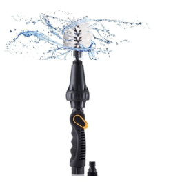 360 Wheel brush Hero - Reinigingsborstel Auto-Reiniging set  - Water, aangedreven