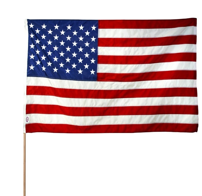 Vlag Amerika 30x45cm