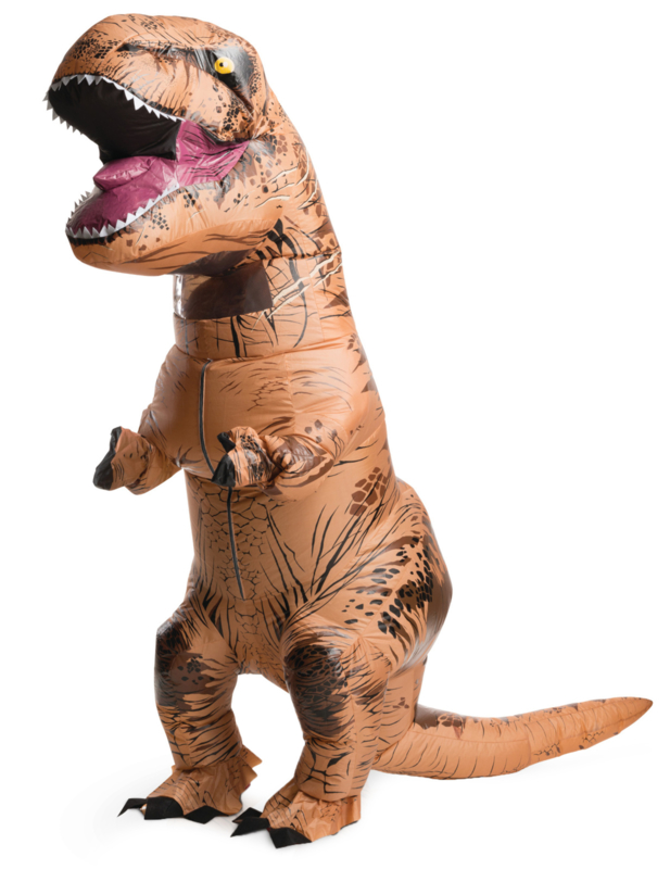 Opblaasbaar Dino Pak - T-Rex Bruin