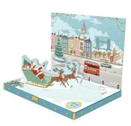 Muziekbox kaart -  Christmas in London