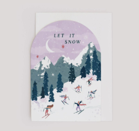 Wenskaart - Let it Snow