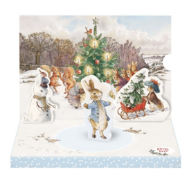 Muziekbox kaart - Peter Rabbit’s Christmas