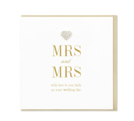 Wenskaart - Mrs & Mrs