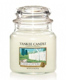 Yankee Candle - Clean Cotton Medium Jar