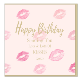 Hot Lips - Happy Birthday Sending You Lots of Kisses