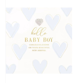 Wenskaart - Hello Baby Boy