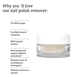 Nagellak Remover Pads - Eucalyptus & Lemongrass