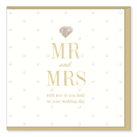 Wenskaart - Mr & Mrs