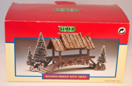 Wooden Bridge With Trees