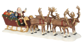 Santa reindeer sledge