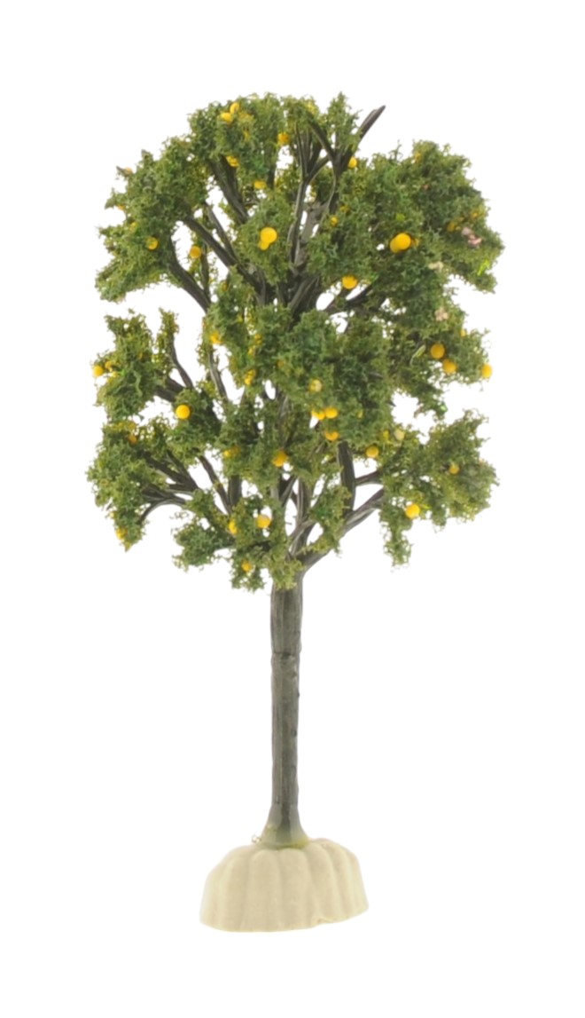 Tree with yellow balls 14cm