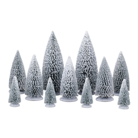 White Pine Trees, Set Of 11 - NEW 2026 PRE-ORDER