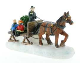 Horse with sleigh