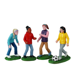 Girls Soccer Game ,  Set Of 4 - NEW 2024