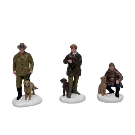 Hunters With Dogs, Set of 3